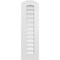 Ekena Millwork Arch Top Surface Mount PVC Gable Vent: Non-Functional, w/ 3-1/2"W x 1"P Standard Frame, 12"W x 38"H GVPAR12X3801SN - alternate 1